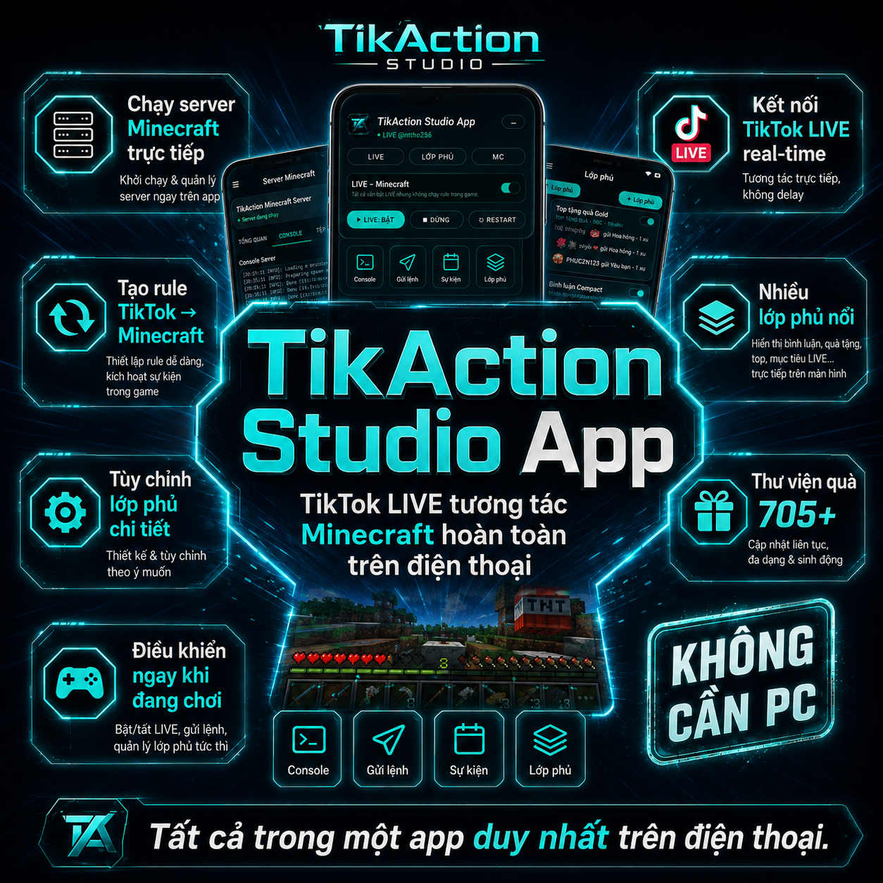 TikAction Studio App
